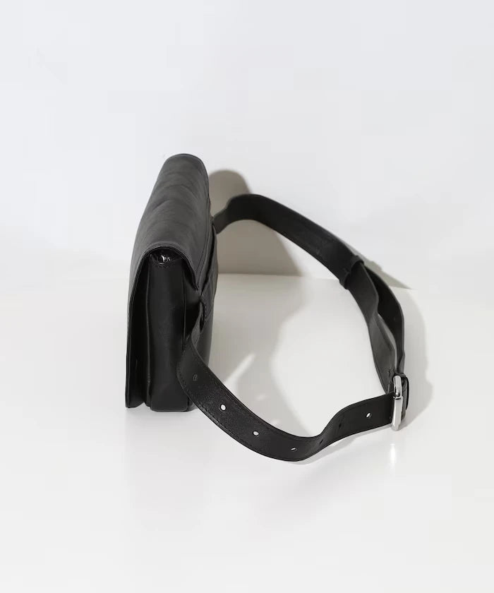 Leather Waist Pouch / Cowhide / Water-Repellent Leather