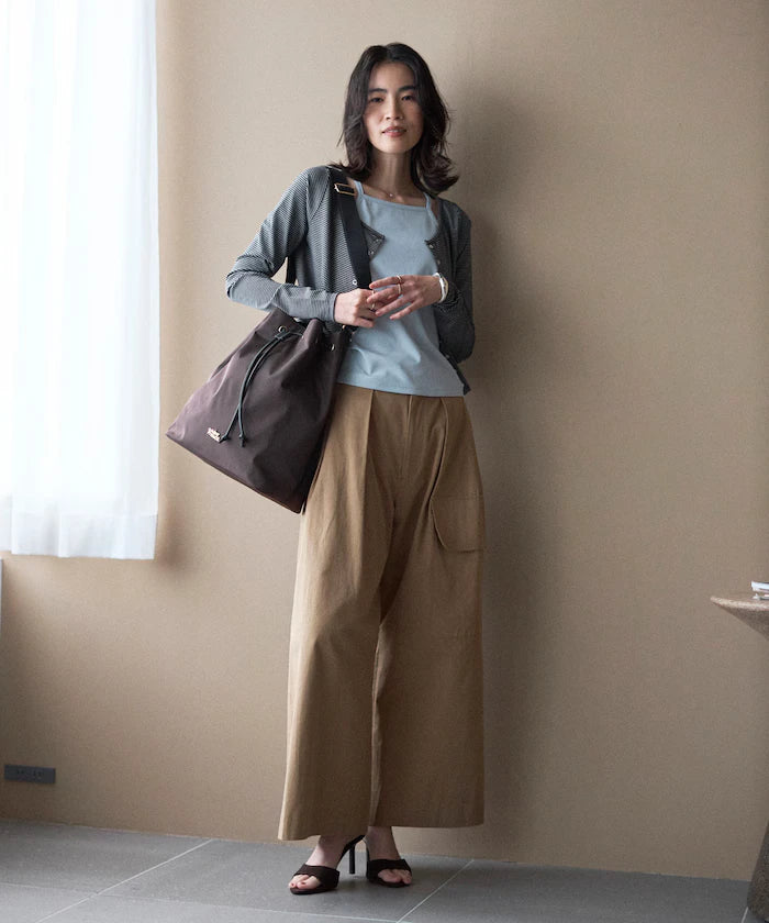 [February 12, 12:00 Release] Layered Set Top / Striped Cardigan & Camisole