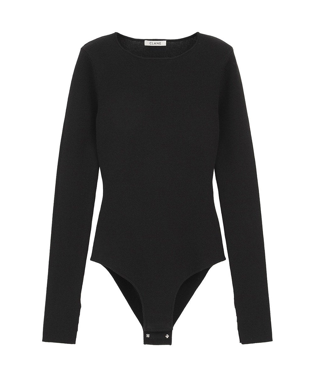 BACK ROUND CUT OUT KNIT BODYSUITS