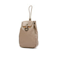 TONE LAYER DRAWSTRING SHOULDER / GREIGE