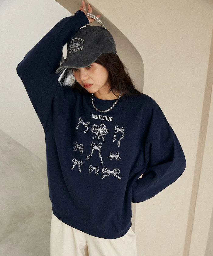 Ribbon Embroidery Crew Sweat Limited Edition