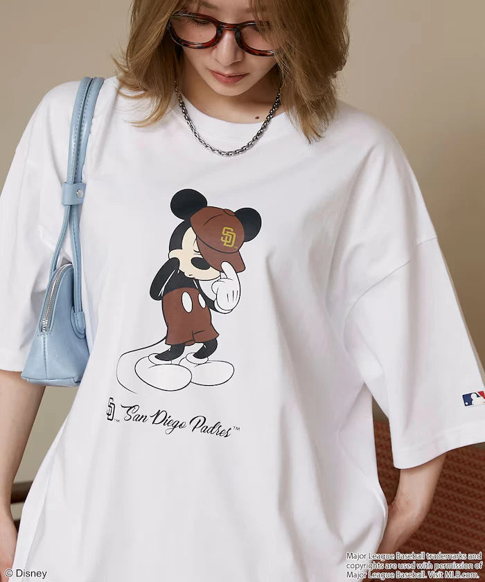 MLB/MICKEY MOUSE/Exclusive Print T-Shirt Limited Release