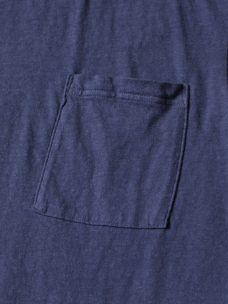 Gauze Jersey V-Neck Pocket T