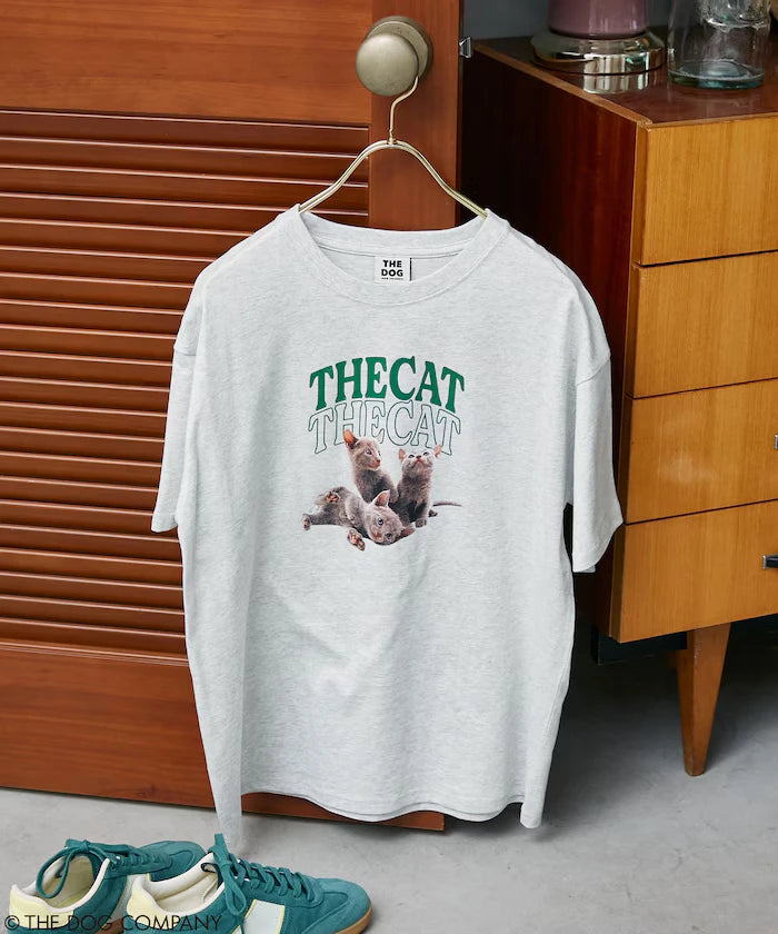 THE DOG / THE CAT Collegiate Style T-Shirt Limited Edition