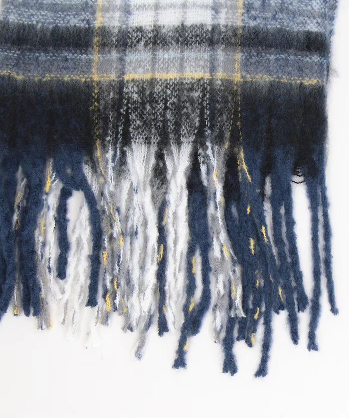 Boucle Check Scarf