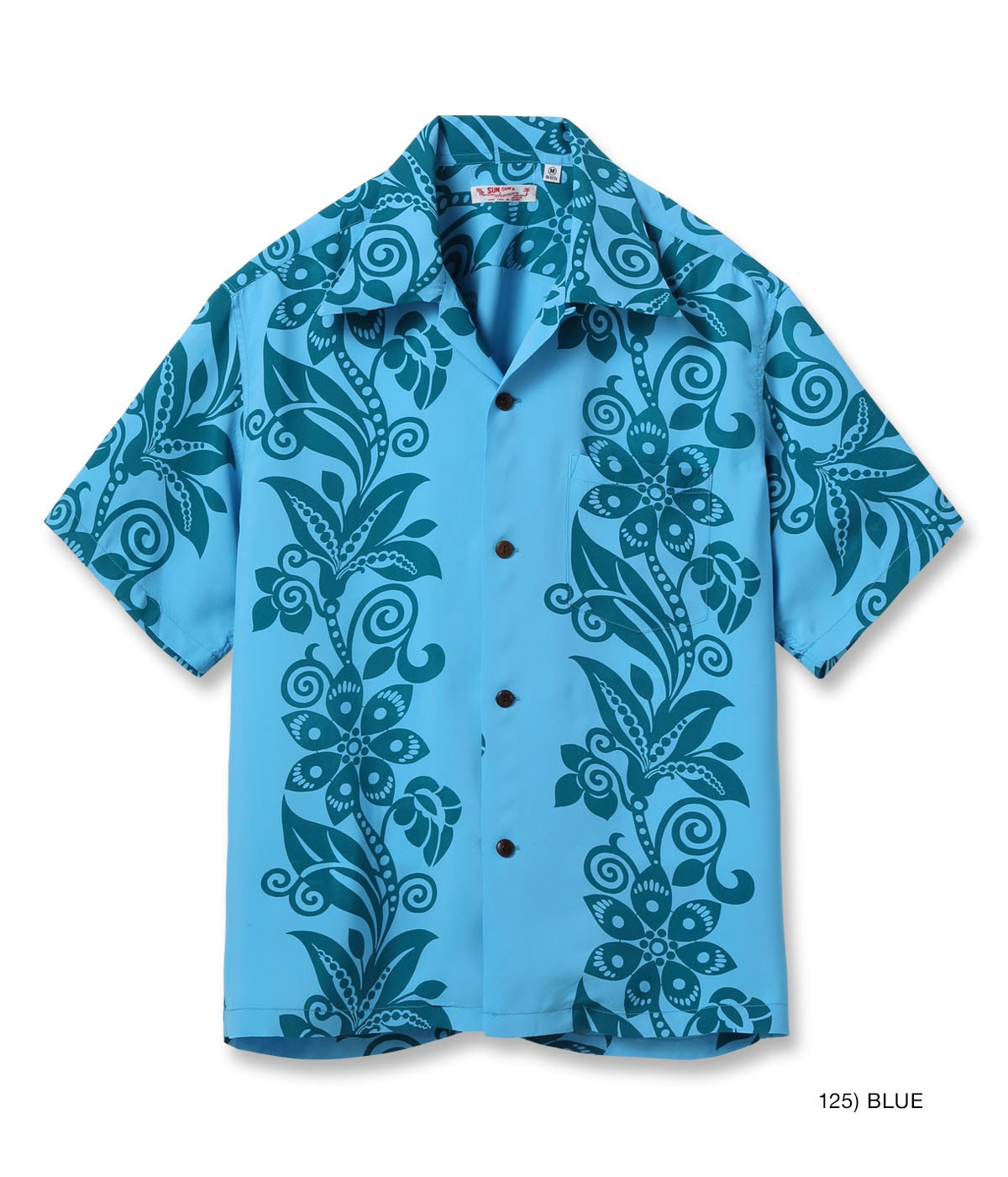 Rayon Hawaiian Shirt Pictograph Flower