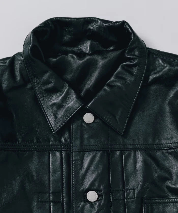 Leather Jacket TYPE-1 / Water-Repellent Leather / Cowhide