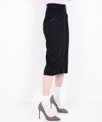 Front ZIP Tight Denim Skirt