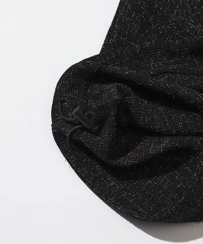 Dry Touch Summer Tweed Spindle Easy Wide Pants