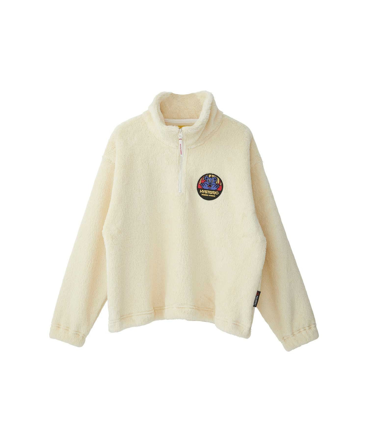 BURNING SOUNDS Patch Half Zip Sweat