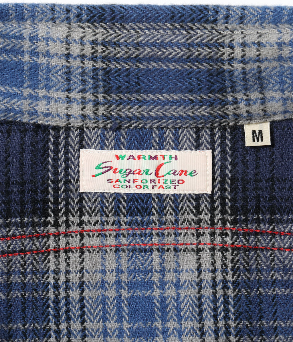 FICTION ROMANCE HERRINGBONE TWILL CHECK WORK SHIRT