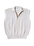 5G Cable Knit Half-Zip Vest