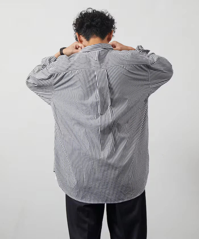 <New Color Added> Relaxed Fit Broad Shirt / Regular Collar / Long Sleeve