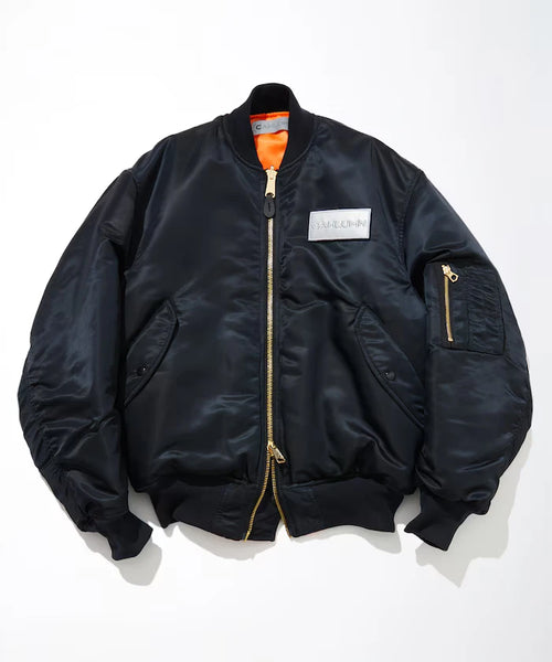 3M Reflector Patch Magazine Pocket Nylon Twill Flight Jacket “MA-1”