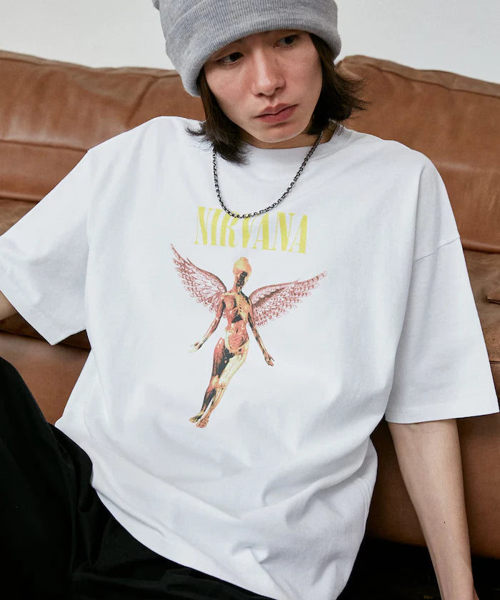 NIRVANA IN UTERO Band T-shirt Limited Edition