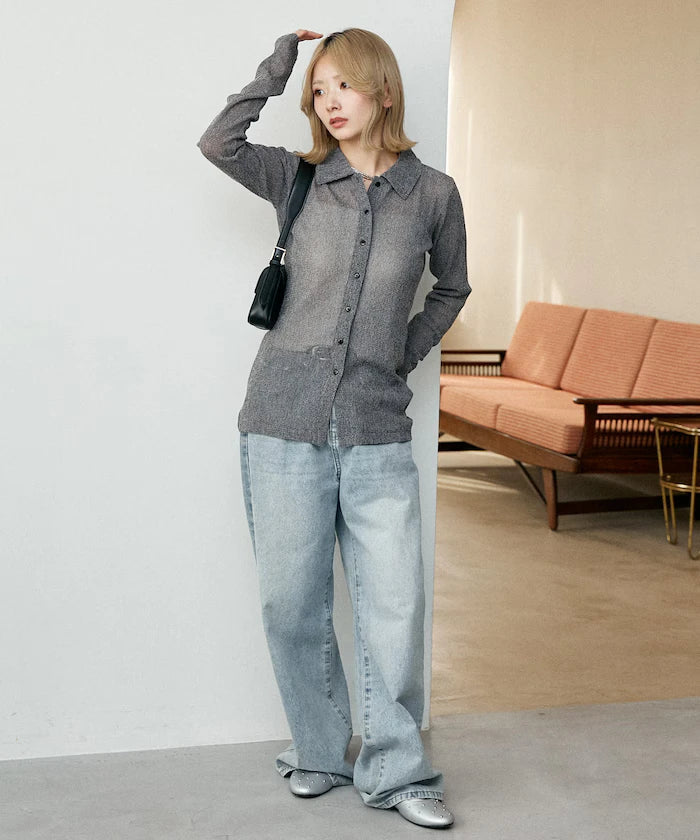 Mesh Shirt Cardigan Limited Edition