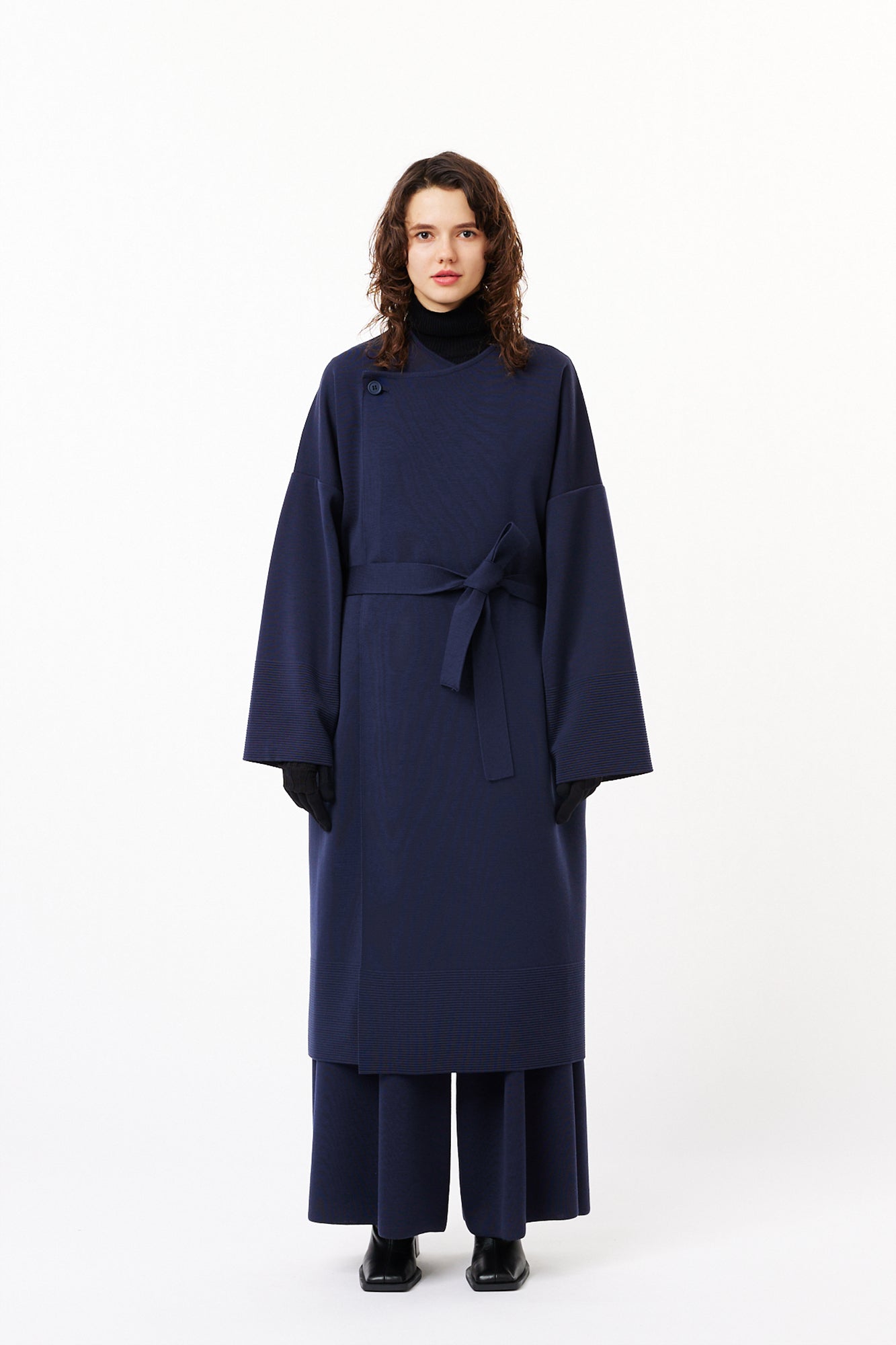 TW MILAN RIB WRAP COAT