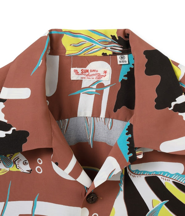 RAYON HAWAIIAN SHIRT “MOORISH IDOL”