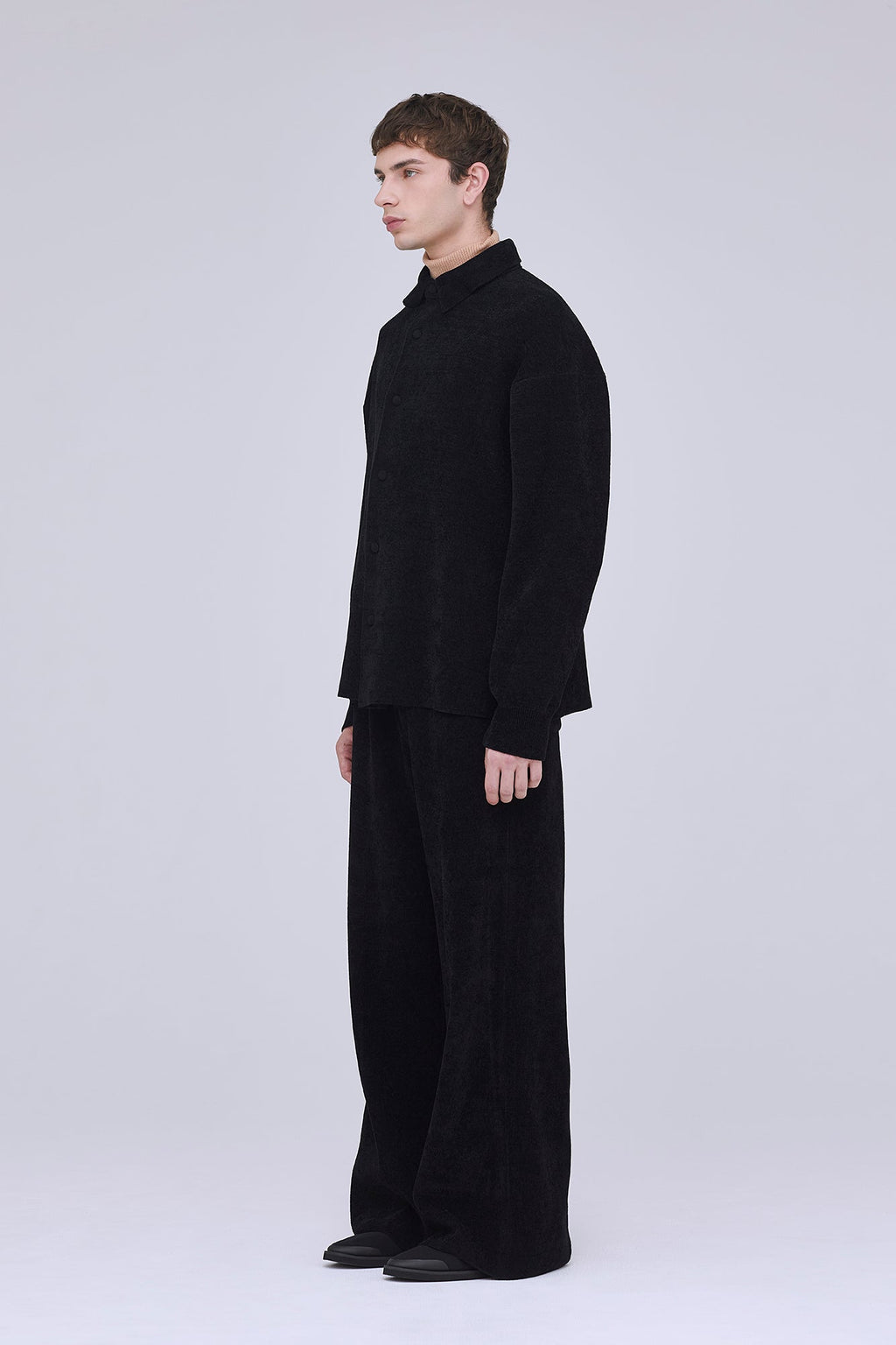 SOFT MILAN RIB VELVET SHIRT