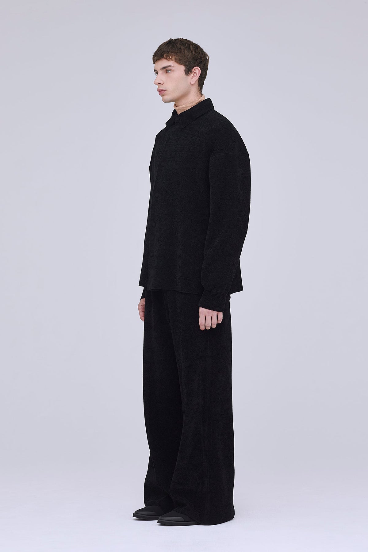 SOFT MILAN RIB VELVET SHIRT