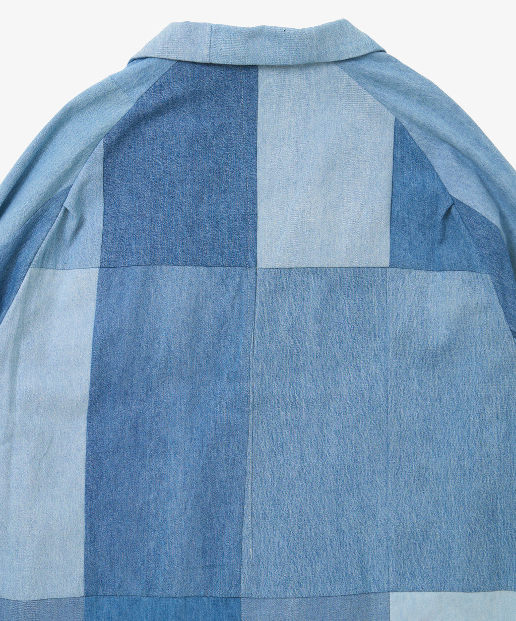 double breasted vintage denim shirts two