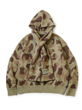 5G Camouflage Knit KESA Hood Sweater