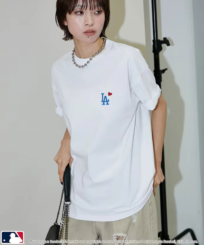 MLB Back Print Heart T-Shirt