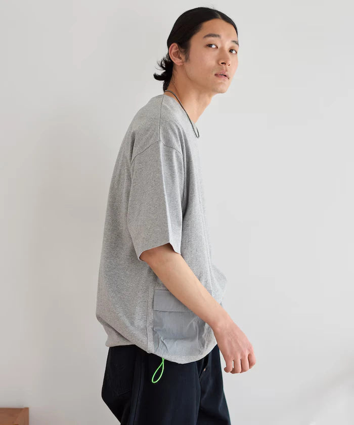 6 Ounce Side Pocket Spindle Short Sleeve T-Shirt / Big Silhouette