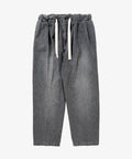 baggy trousers black denim bleached