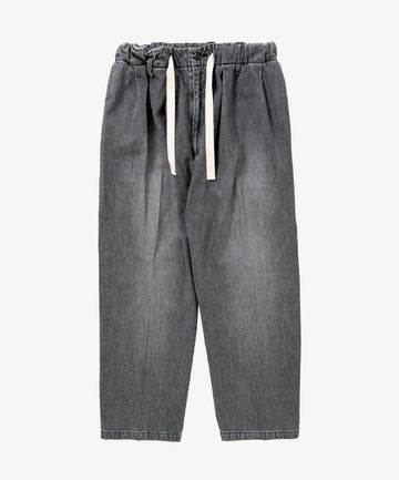 baggy trousers black denim bleached