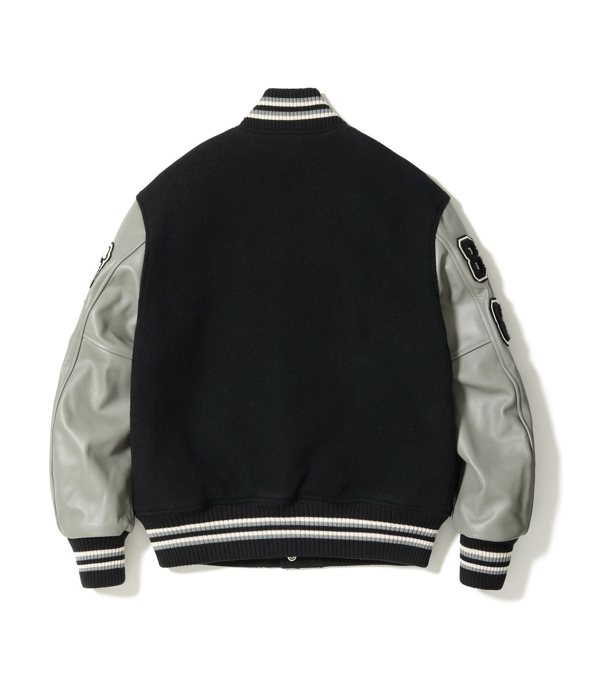 30oz. WOOL MELTON AWARD JACKET “BULLDOGS” (BLACK)