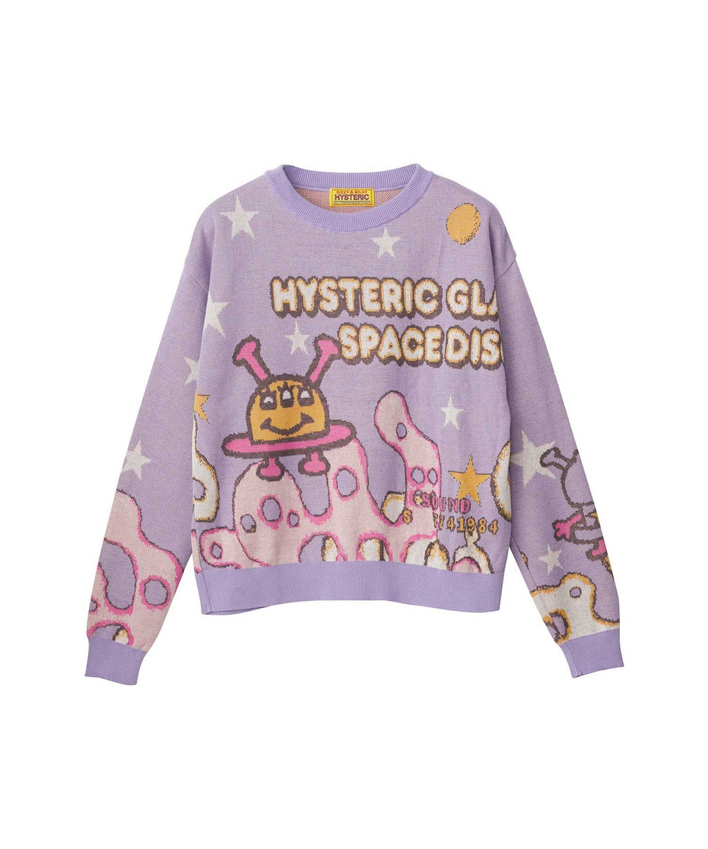 SPACE DISCO Jacquard Sweater