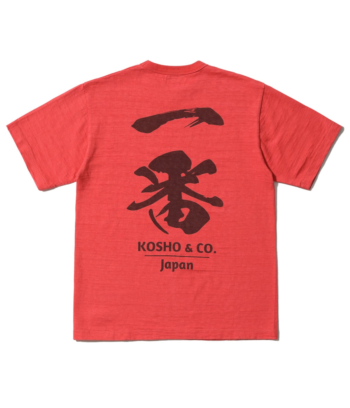 KOSHO & CO. SLUB YARN T-SHIRT "Ichiban"