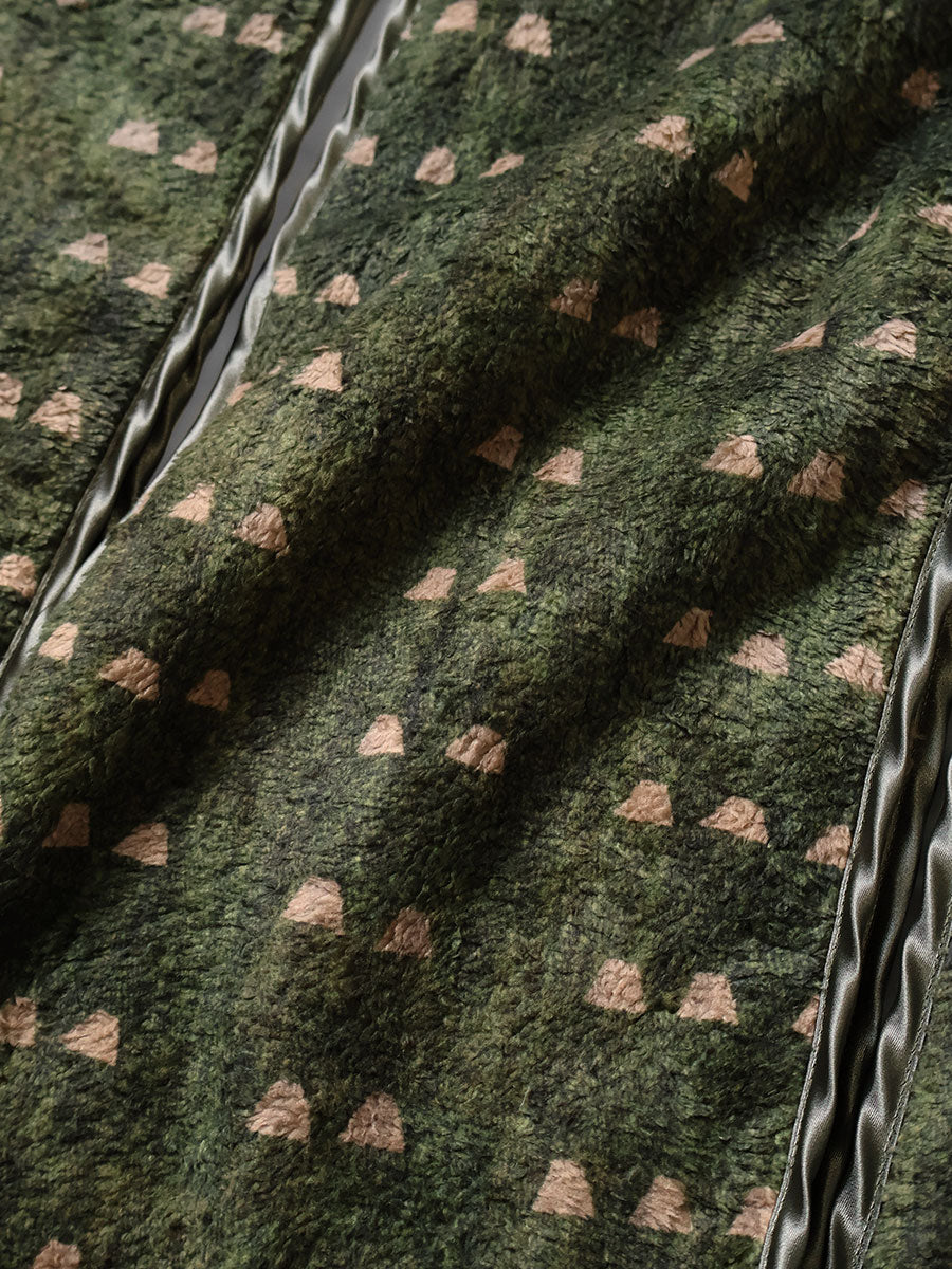 Iris Pattern Fleece Lamp Dress