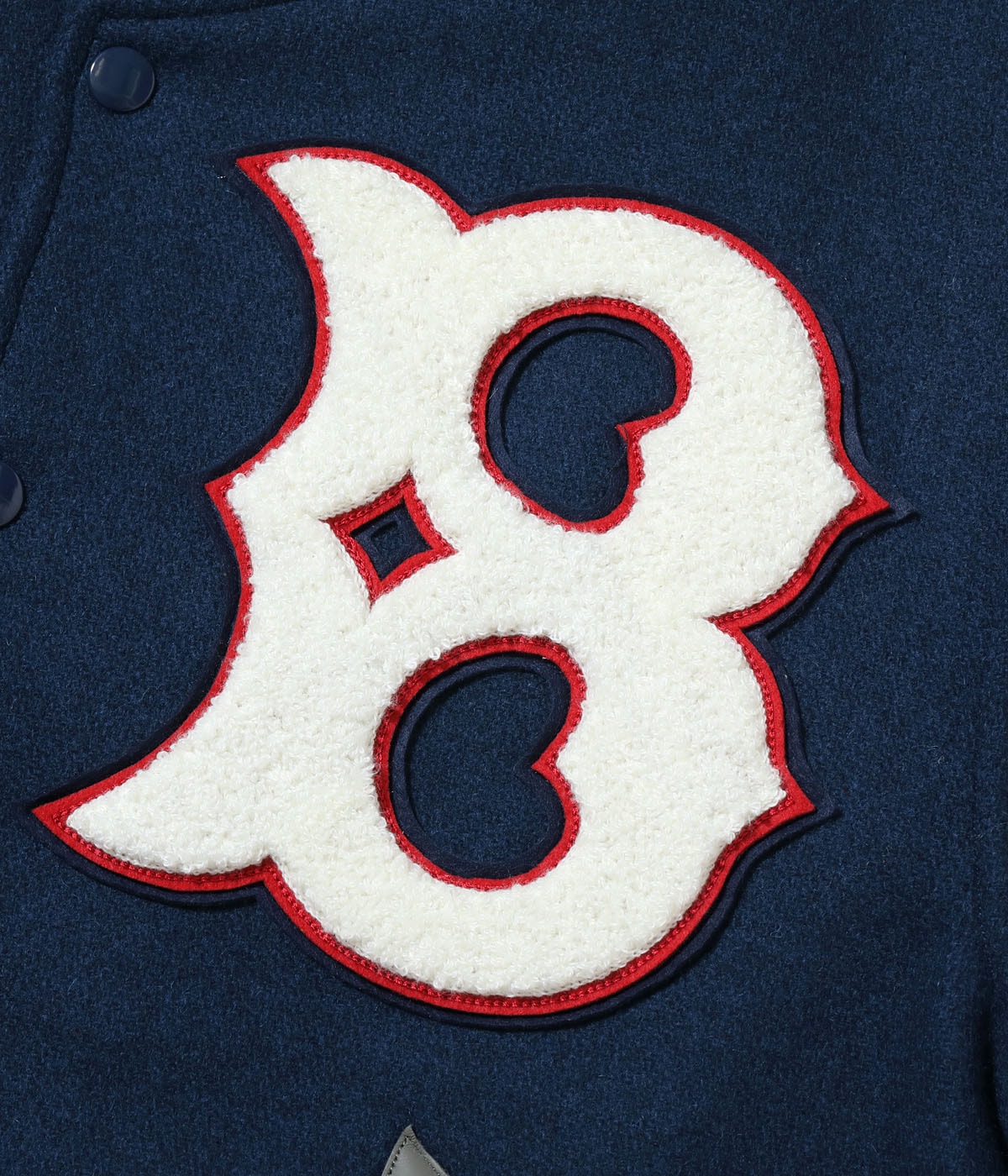 30oz. WOOL MELTON AWARD JACKET “BLUE PECKERS” (NAVY)