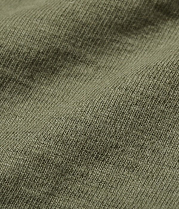 Buzz Rickson's Slub Yarn Henley Neck T-Shirt