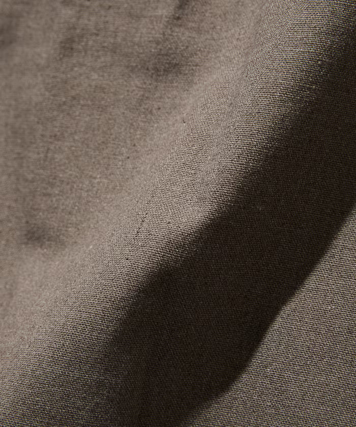 Wide Silhouette Linen Mix Tuck Easy Pants [Limited Edition]