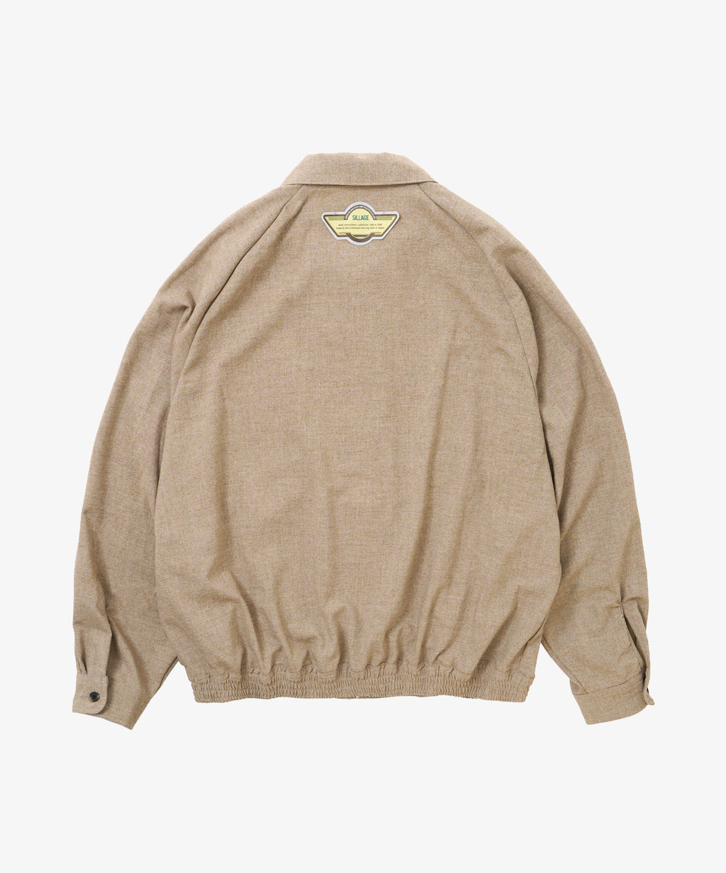 zip up blouson deadstock moon beige one