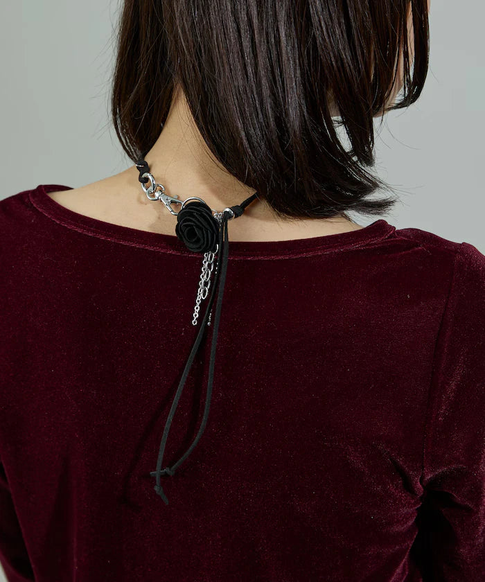 Code Flower Necklace / Flower Charm