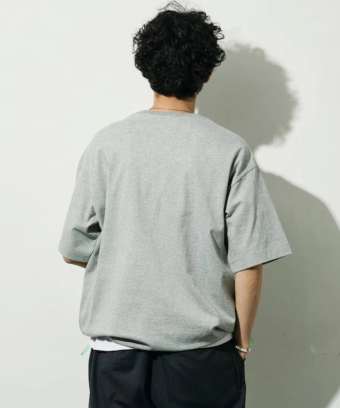 6 Ounce Side Pocket Spindle Short Sleeve T-Shirt / Big Silhouette
