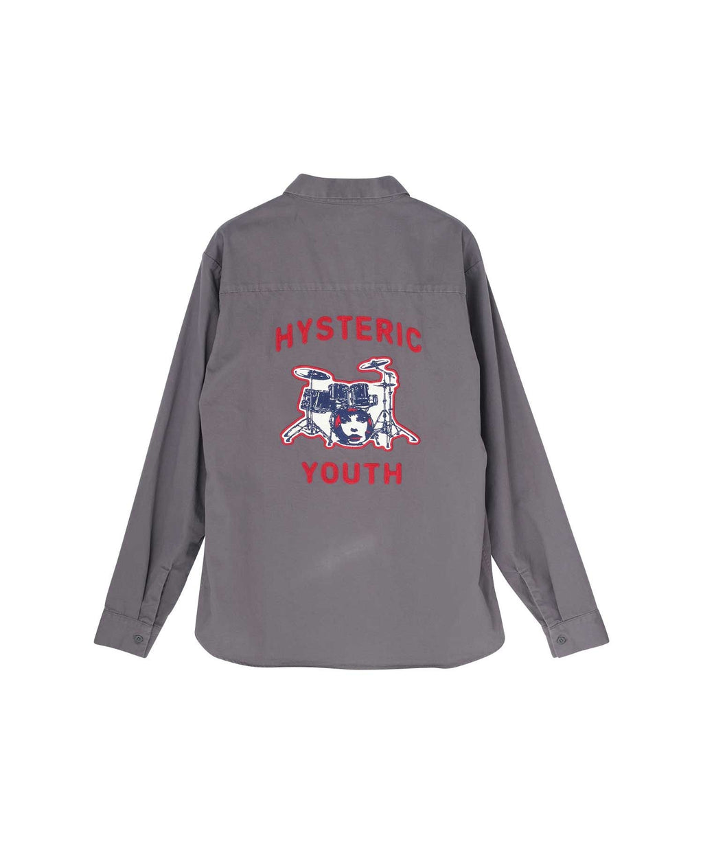 DRUM KIT Embroidered Engineer Shirt