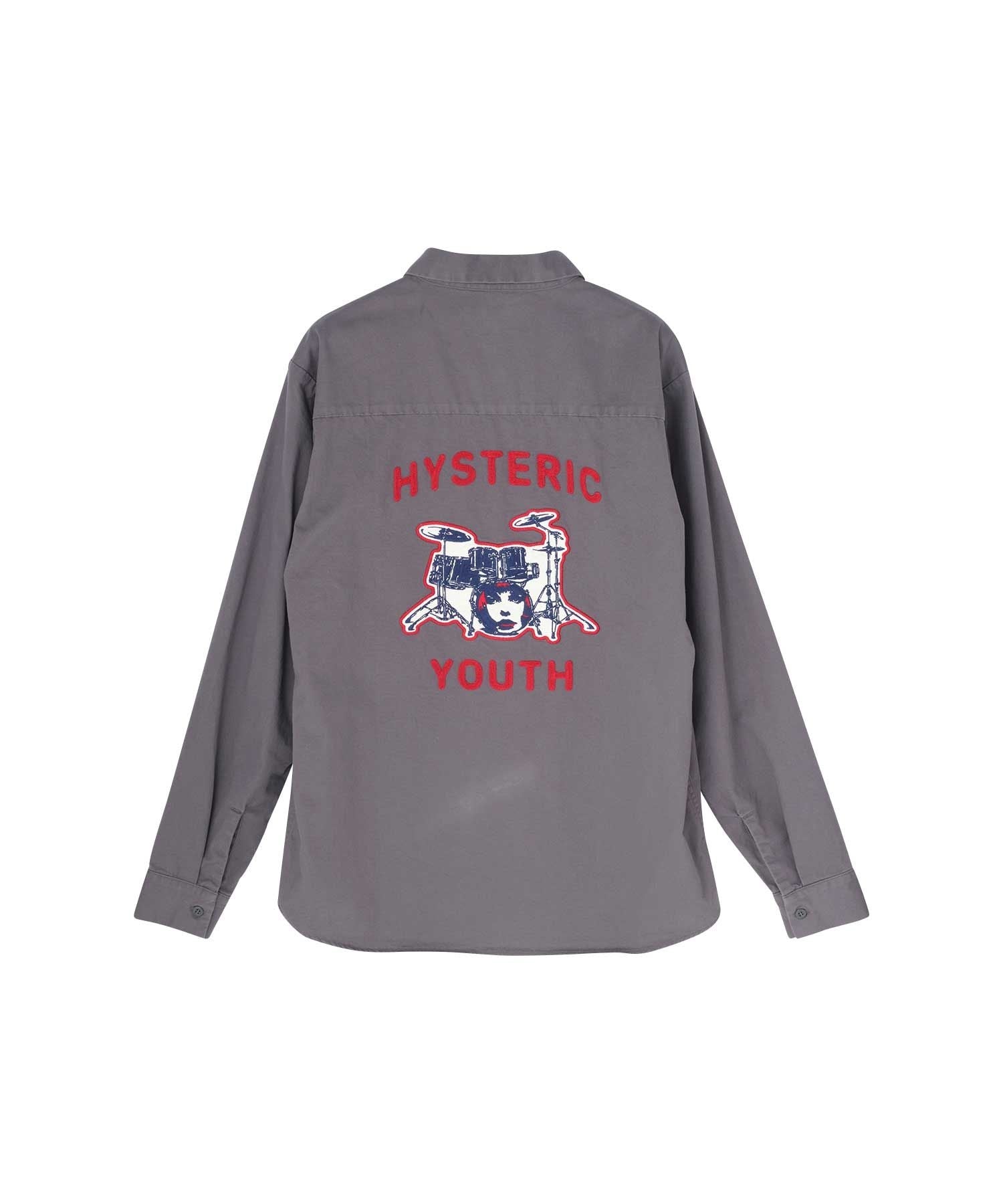 DRUM KIT Embroidered Engineer Shirt