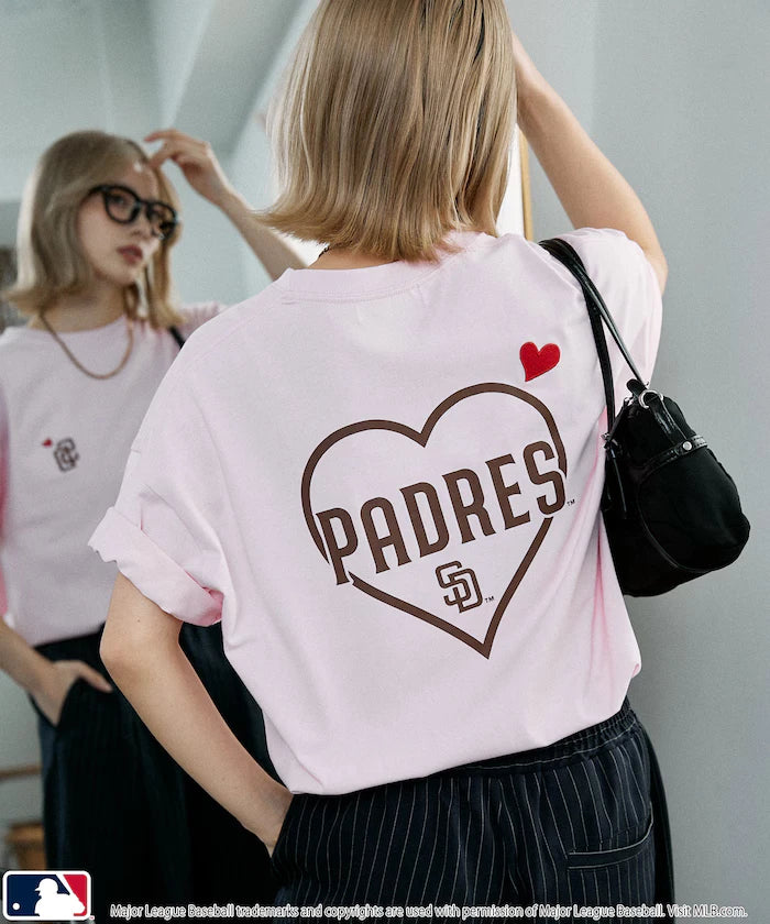 MLB Back Print Heart T-Shirt