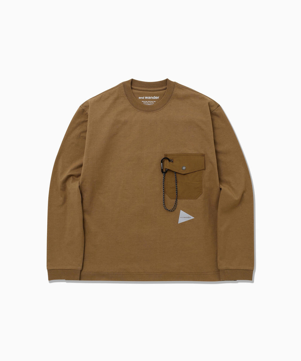 heavy cotton pocket LS T