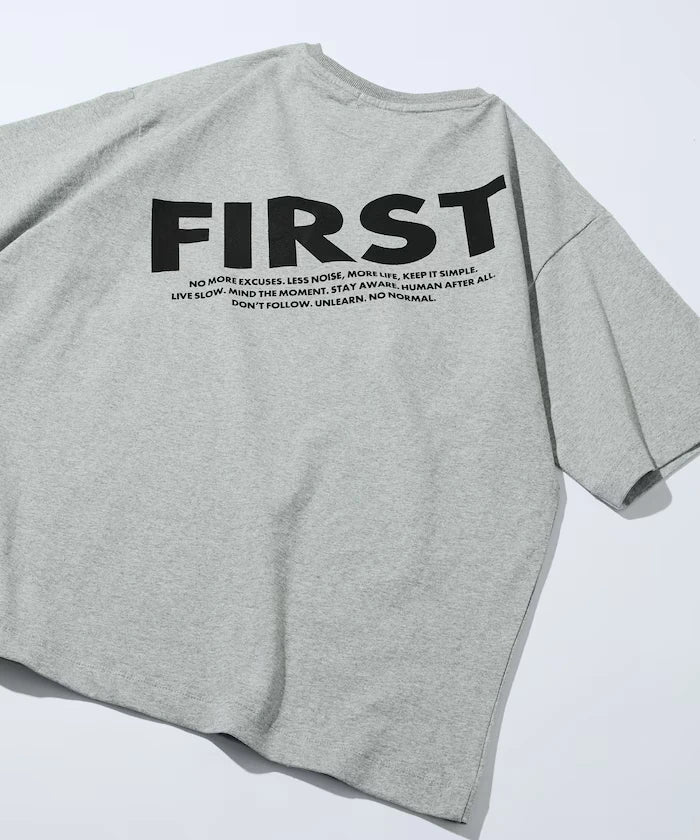 6 Ounce Front Logo Print Crew Neck T-Shirt / Back Print T-Shirt PRINT FRESH FIRST