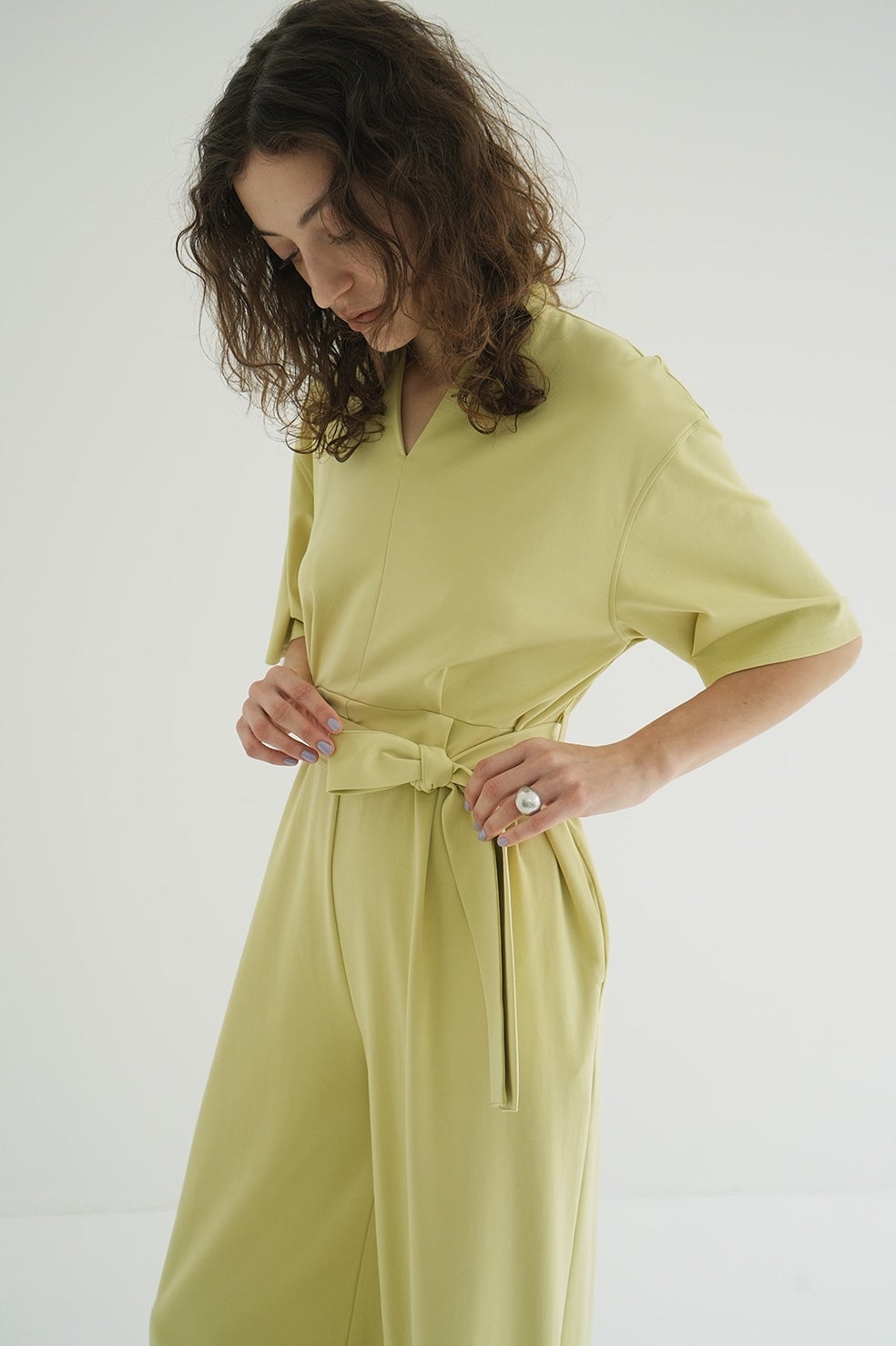 STAND COLLAR LOOSE ALL IN ONE