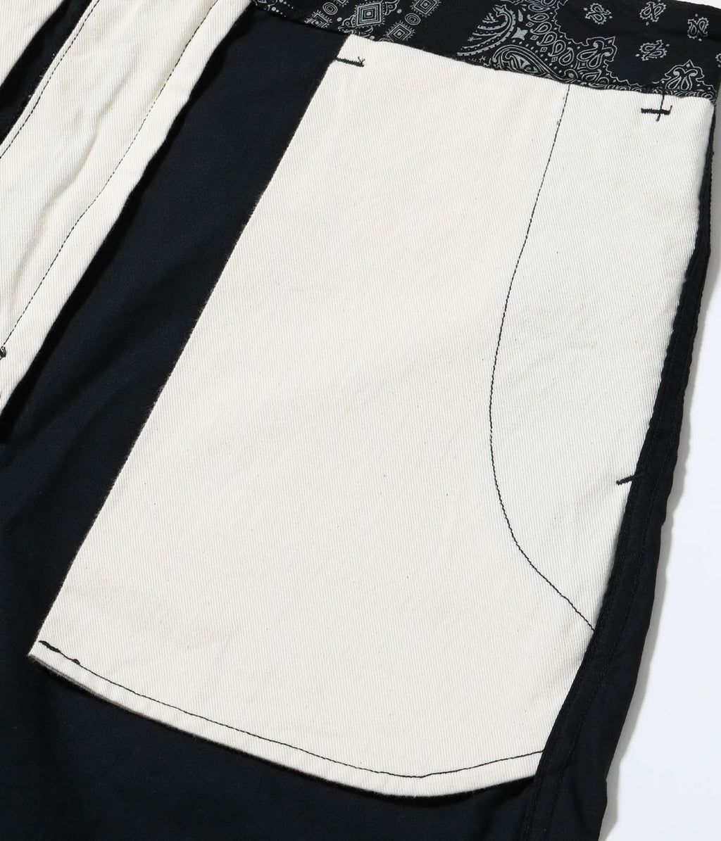 NATIVE AMERICAN BANDANA PATCHWORK PRINT WORK SHORTS