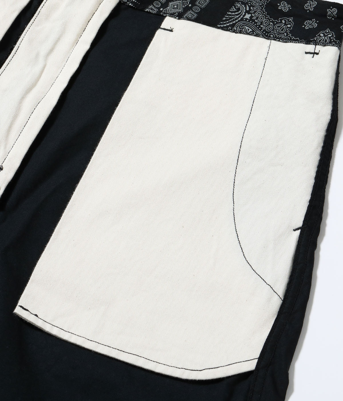 NATIVE AMERICAN BANDANA PATCHWORK PRINT WORK SHORTS