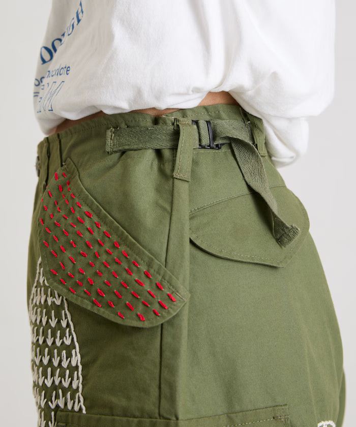 Vintage Hand-Stitched Remake Military Pants