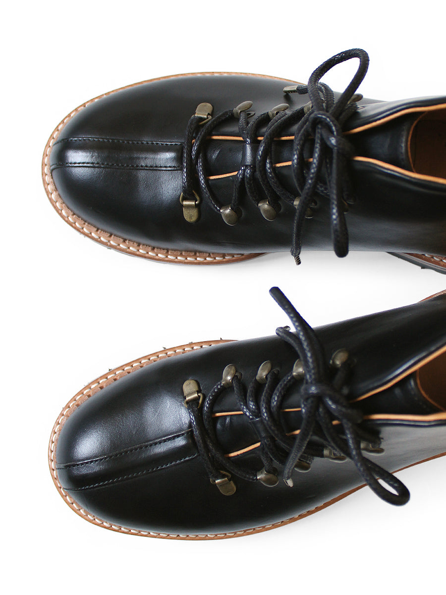 Leather HAPPY HEEL Mountain Boots